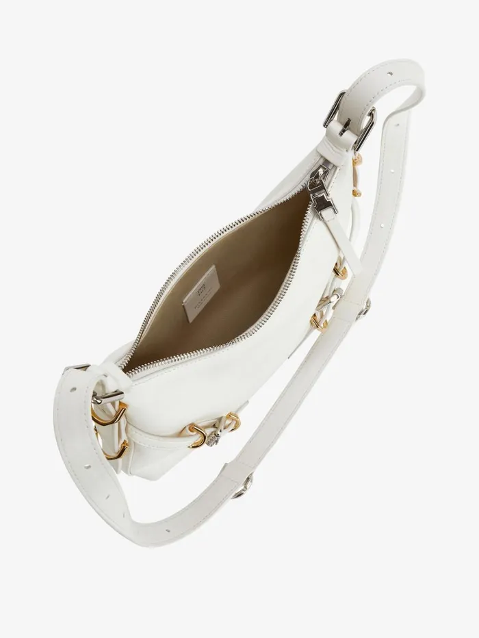 Givenchy Mini Voyou Bag In Leather Ivory Women Crossbody Bags Givenchy Mini Voyou Bag In Leather Ivory Women Crossbody Bags