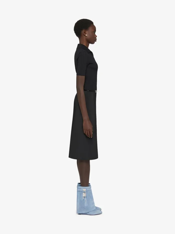 Givenchy Shark Lock Ankle Boots In Washed Denim Medium Blue Women Shark Lock Givenchy Shark Lock Ankle Boots In Washed Denim Medium Blue Women Shark Lock