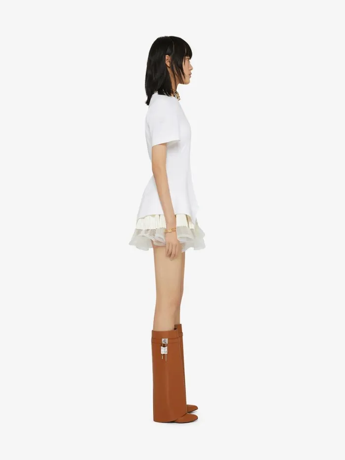 Givenchy Shark Lock Boots In Leather Tan Women Shark Lock Givenchy Shark Lock Boots In Leather Tan Women Shark Lock