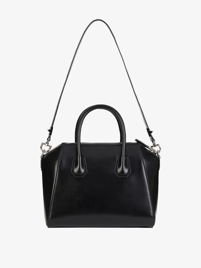 Givenchy Small Antigona Bag In Box Leather Black Women Antigona Givenchy Small Antigona Bag In Box Leather Black Women Antigona