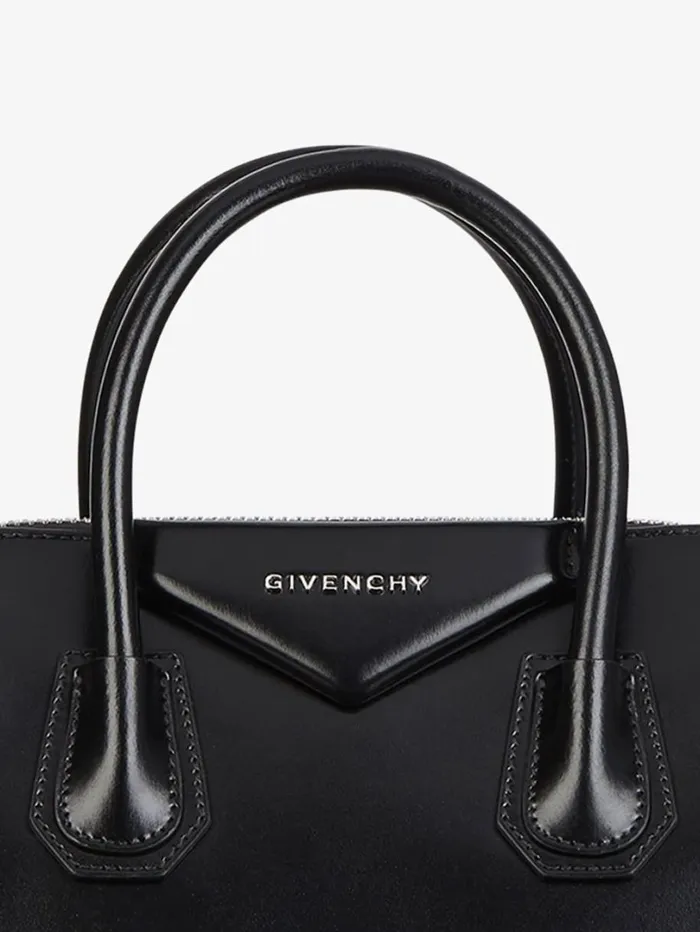 Givenchy Small Antigona Bag In Box Leather Black Women Antigona Givenchy Small Antigona Bag In Box Leather Black Women Antigona