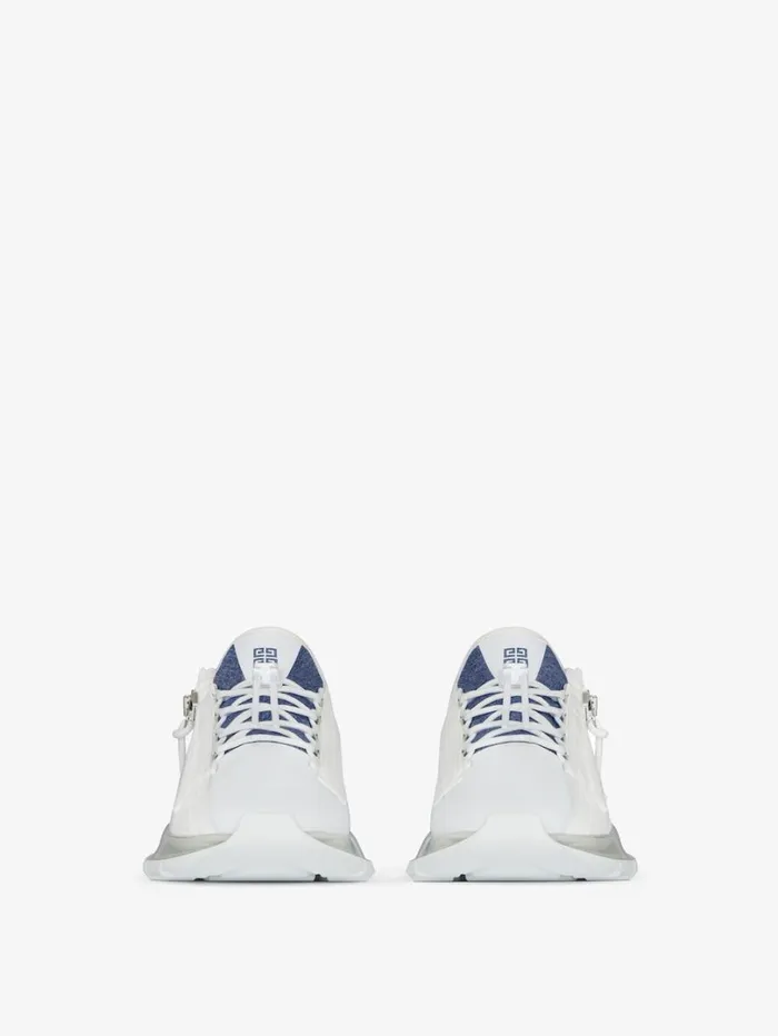 Givenchy Spectre Runner Sneakers In Synthetic Leather And Denim Denim Blue Women Sneakers Givenchy Spectre Runner Sneakers In Synthetic Leather And Denim Denim Blue Women Sneakers