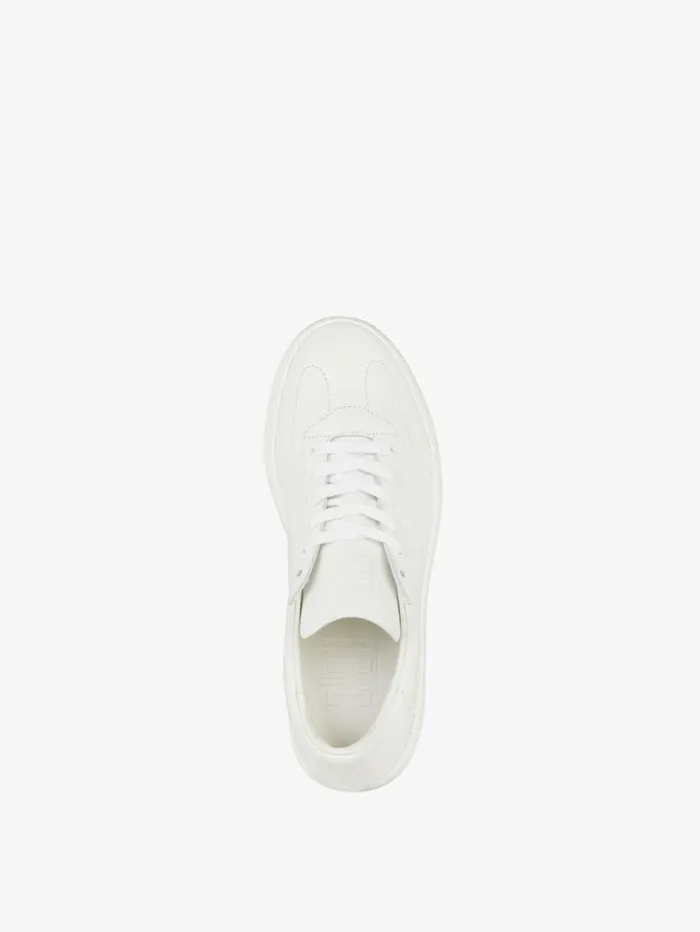 Givenchy Town Sneakers In Leather White Women Sneakers Givenchy Town Sneakers In Leather White Women Sneakers