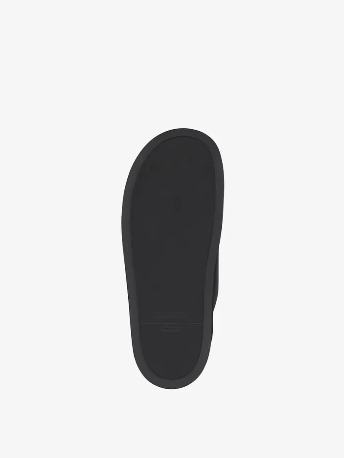 Givenchy Voyou Flat Sandals In Grained Leather Black Men Slides and Sandals Givenchy Voyou Flat Sandals In Grained Leather Black Men Slides and Sandals