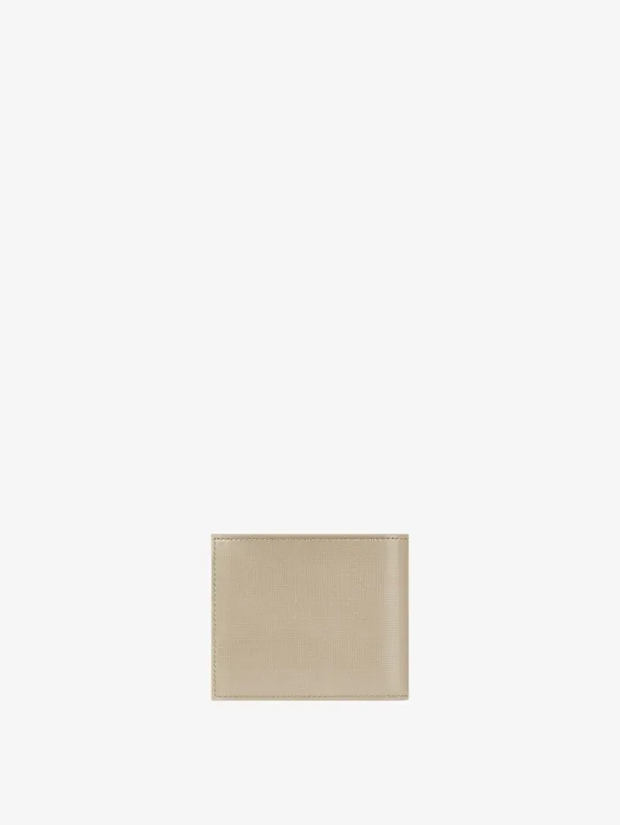 Givenchy Wallet In Classic 4G Leather Beigegrey Men Wallets and Card Holders Givenchy Wallet In Classic 4G Leather Beigegrey Men Wallets and Card Holders