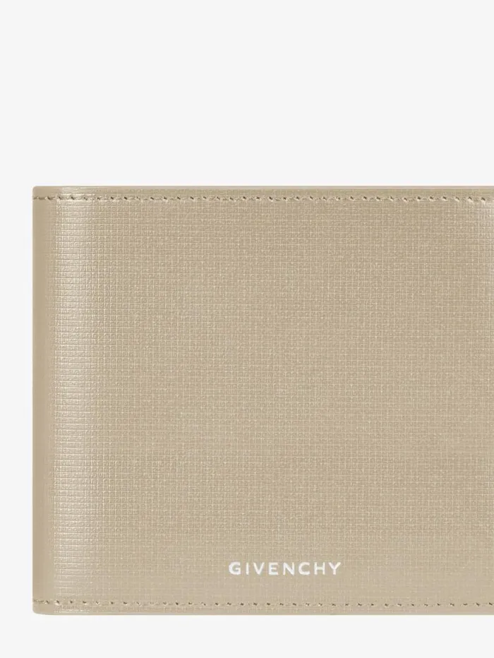 Givenchy Wallet In Classic 4G Leather Beigegrey Men Wallets and Card Holders Givenchy Wallet In Classic 4G Leather Beigegrey Men Wallets and Card Holders