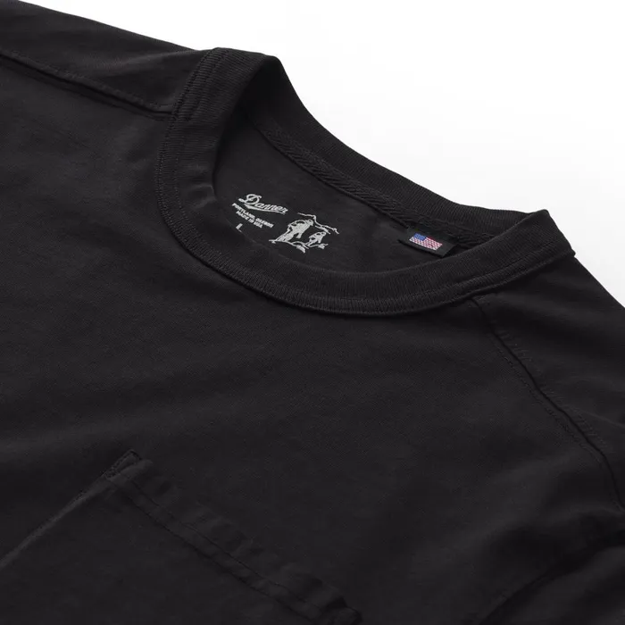 Heavyweight Pocket Tee Black Men Danner Shirts