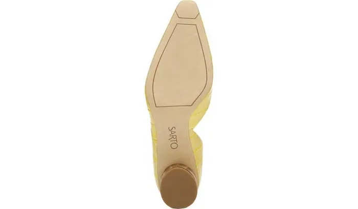 Heels Women Franco Sarto Sarto Rita Pump Lemonade Crocco Leather