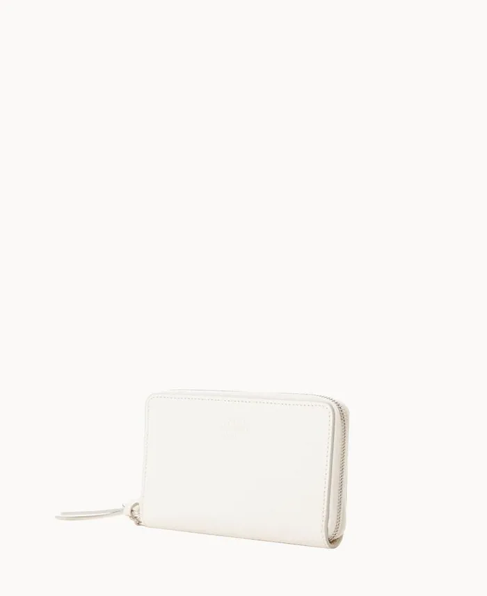 Henrys Zip Around Wristlet White ManWoman Dooney and Bourke Wallets Henrys Zip Around Wristlet White ManWoman Dooney and Bourke Wallets