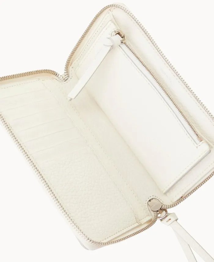 Henrys Zip Around Wristlet White ManWoman Dooney and Bourke Wallets Henrys Zip Around Wristlet White ManWoman Dooney and Bourke Wallets