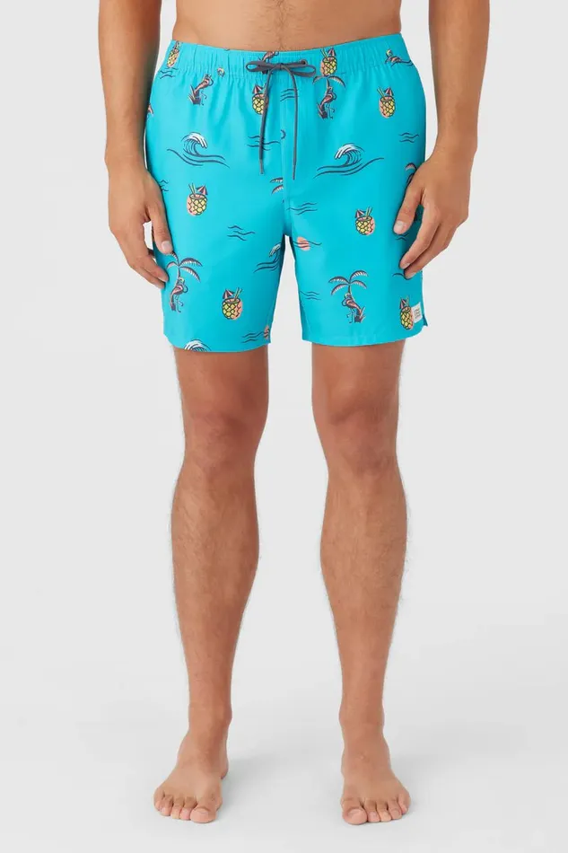 HERMOSA ELASTIC WAIST 17034 SWIM TRUNKS Peacock Blue Men O039NEILL Type