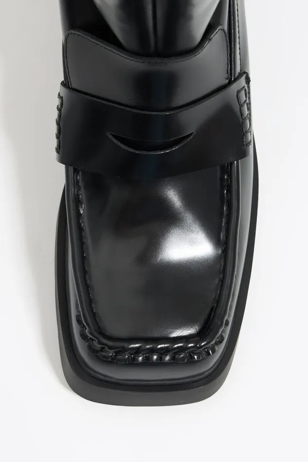 High Black Leather Boot Black Women Bimba Y Lola Ankle Boots And Boots High Black Leather Boot Black Women Bimba Y Lola Ankle Boots And Boots
