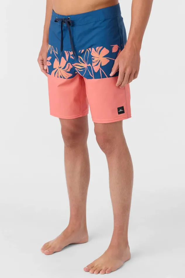 HYPERFREAK HEAT BLOCK 19034 BOARDSHORTS Crabapple Men O039NEILL Length