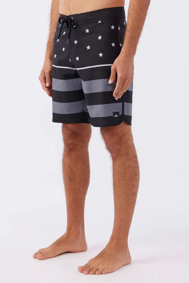 HYPERFREAK MYSTO SCALLOP FLAG 19034 BOARDSHORTS Men O039NEILL Print Style