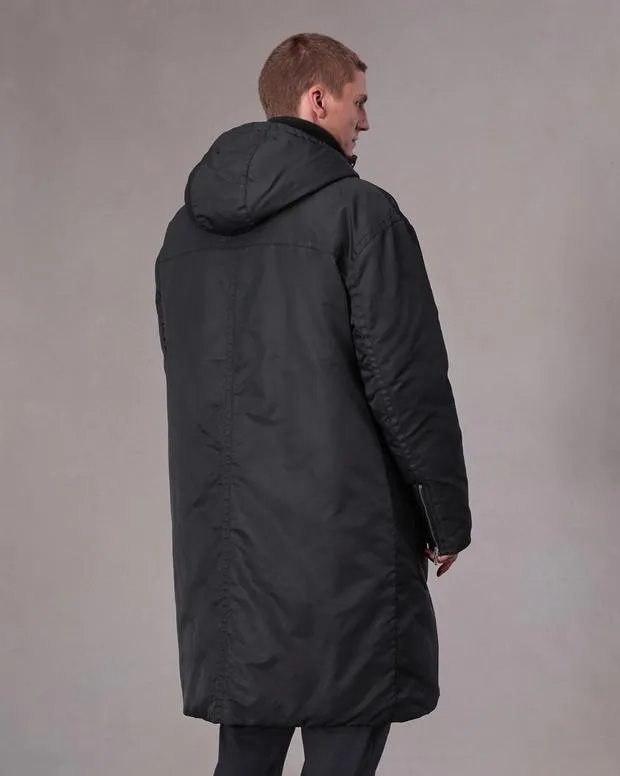 Jackets and Coats Men Rag and Bone Clint Duffle Coat Black