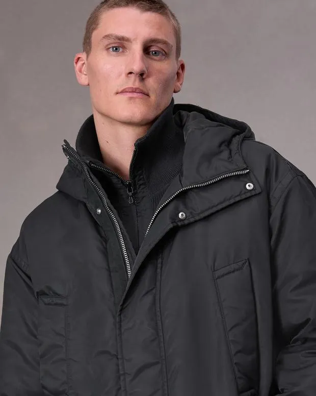 Jackets and Coats Men Rag and Bone Clint Duffle Coat Black
