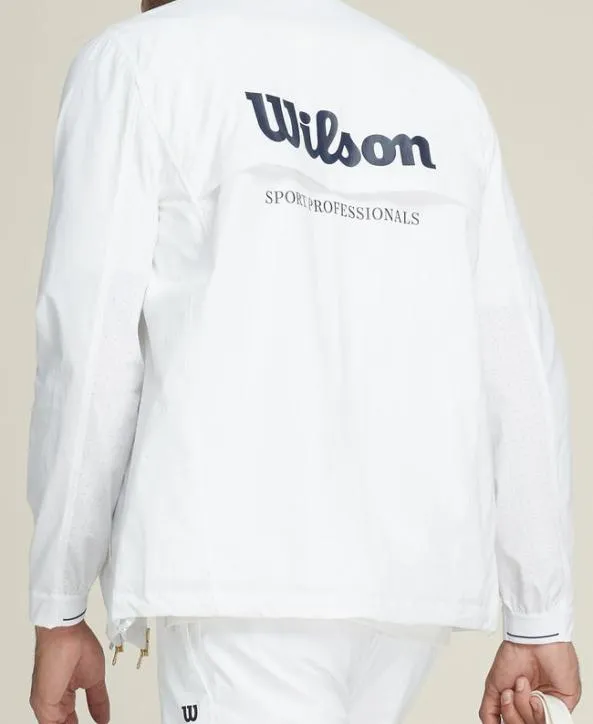Jackets and Vests Men Wilson Aston WarmUp Jacket Bright White Jackets and Vests Men Wilson Aston WarmUp Jacket Bright White