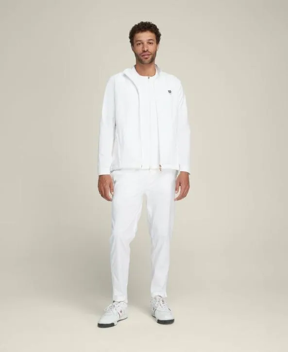 Jackets and Vests Men Wilson Aston WarmUp Jacket Bright White Jackets and Vests Men Wilson Aston WarmUp Jacket Bright White