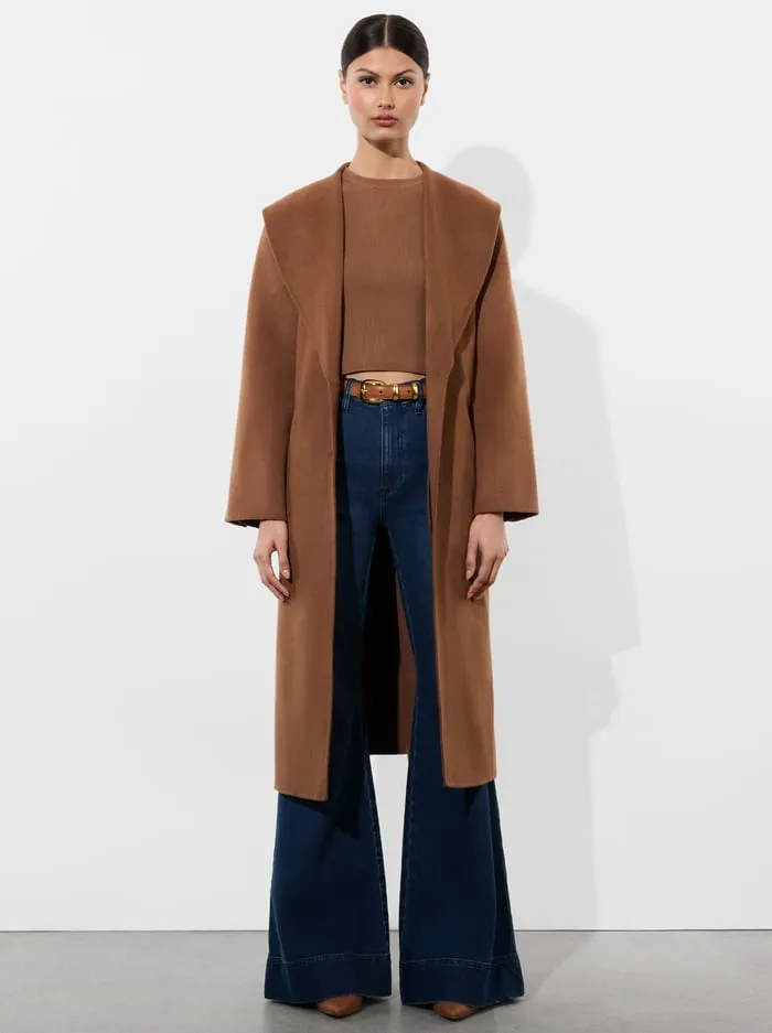 Jackets Coats Women Alice Olivia Marcelene Midi Coat Camel