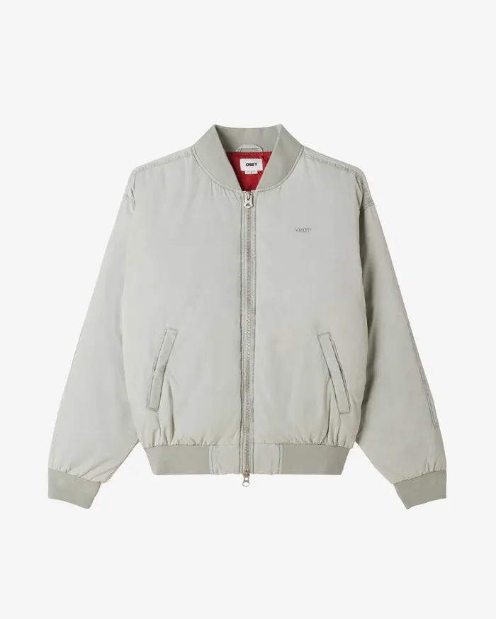 JACKETS Men OBEY Clothing FLIGHT BOMBER Lily Pad