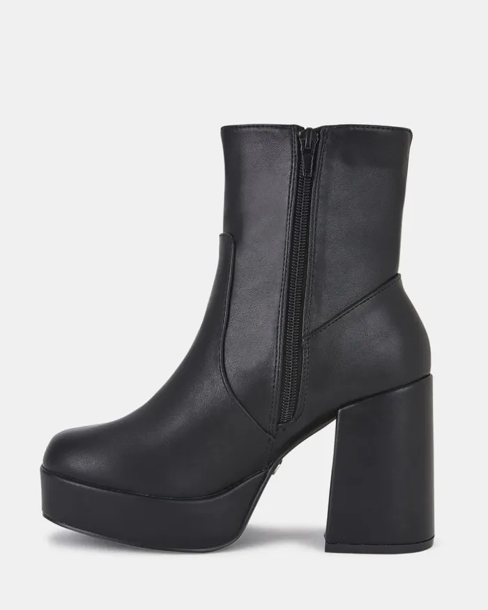 JEALOUS BLACK Women Ankle Boots NOVO Shoes