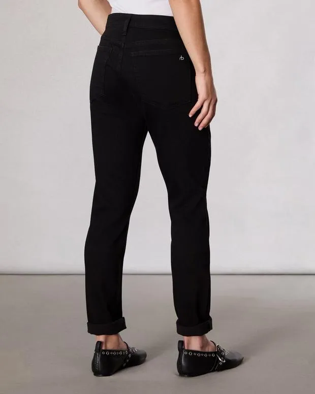 Jeans Women Rag and Bone Dre Slim Boyfriend Jean Vintage Stretch Denim Black Jeans Women Rag and Bone Dre Slim Boyfriend Jean Vintage Stretch Denim Black