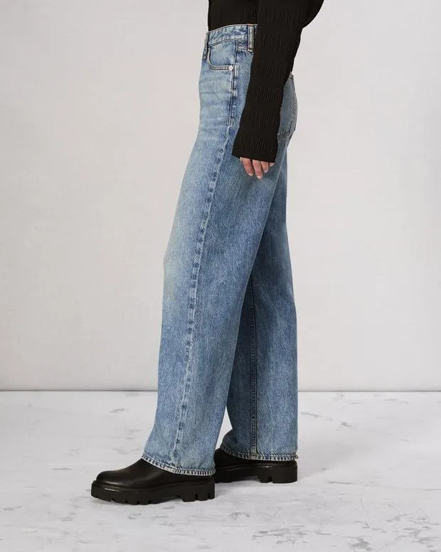 Jeans Women Rag and Bone Featherweight Logan WideLeg Jean Featherweight Denim Audrey