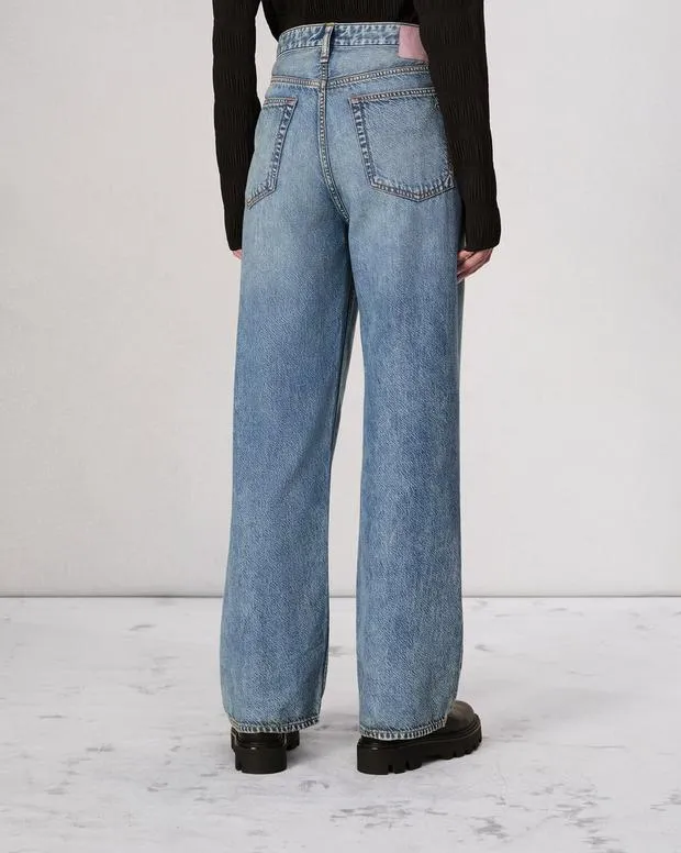 Jeans Women Rag and Bone Featherweight Logan WideLeg Jean Featherweight Denim Audrey