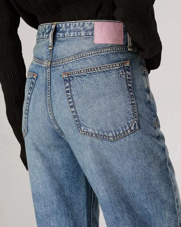 Jeans Women Rag and Bone Featherweight Logan WideLeg Jean Featherweight Denim Audrey