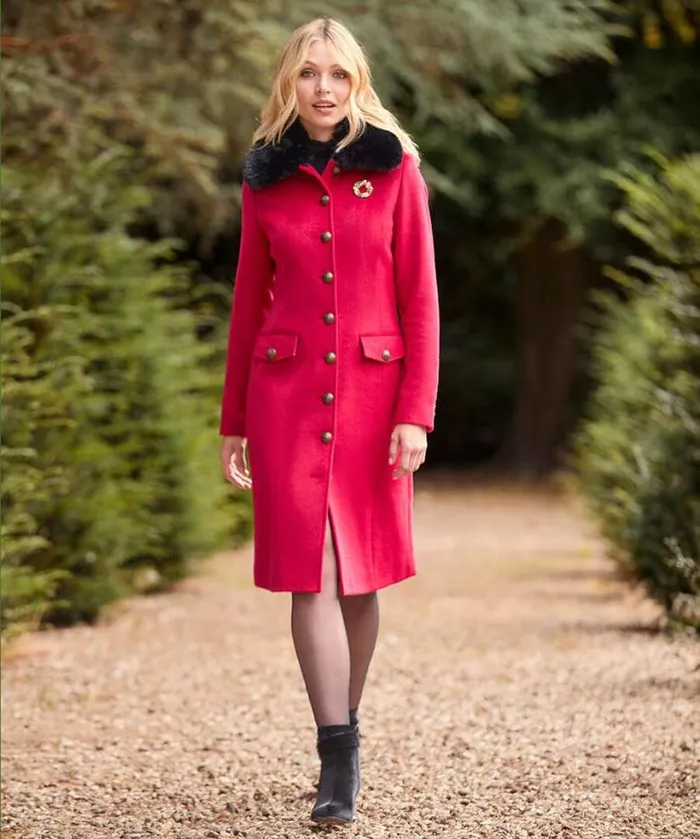 Joe Browns Coats and Jackets Women Joe039s Statement Red Coat Red Joe Browns Coats and Jackets Women Joe039s Statement Red Coat Red