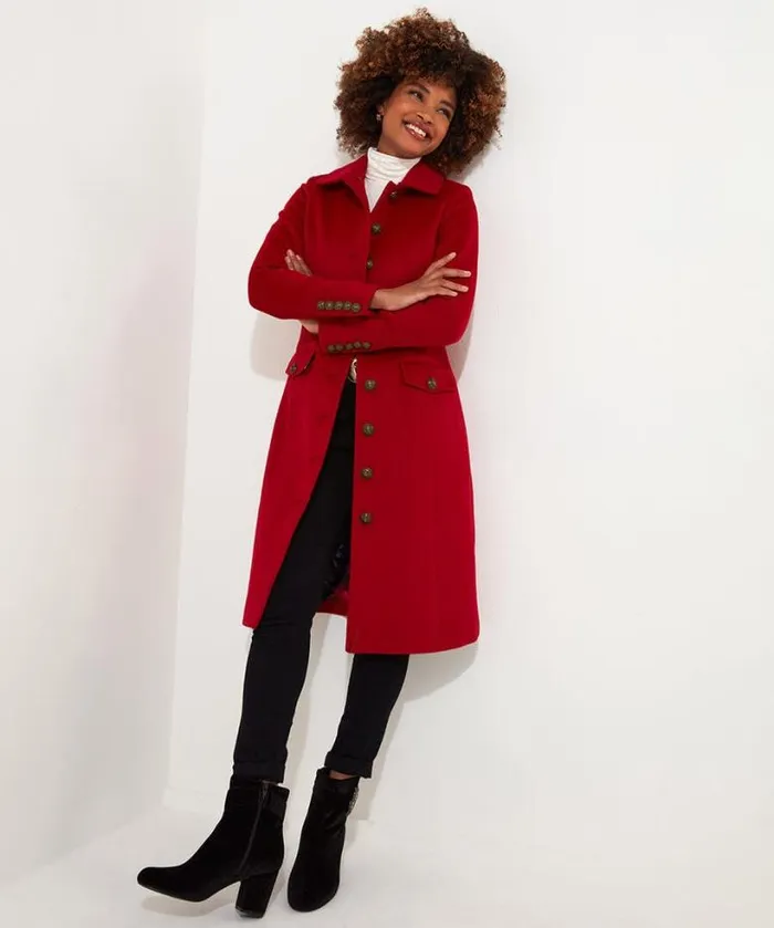 Joe Browns Coats and Jackets Women Joe039s Statement Red Coat Red Joe Browns Coats and Jackets Women Joe039s Statement Red Coat Red