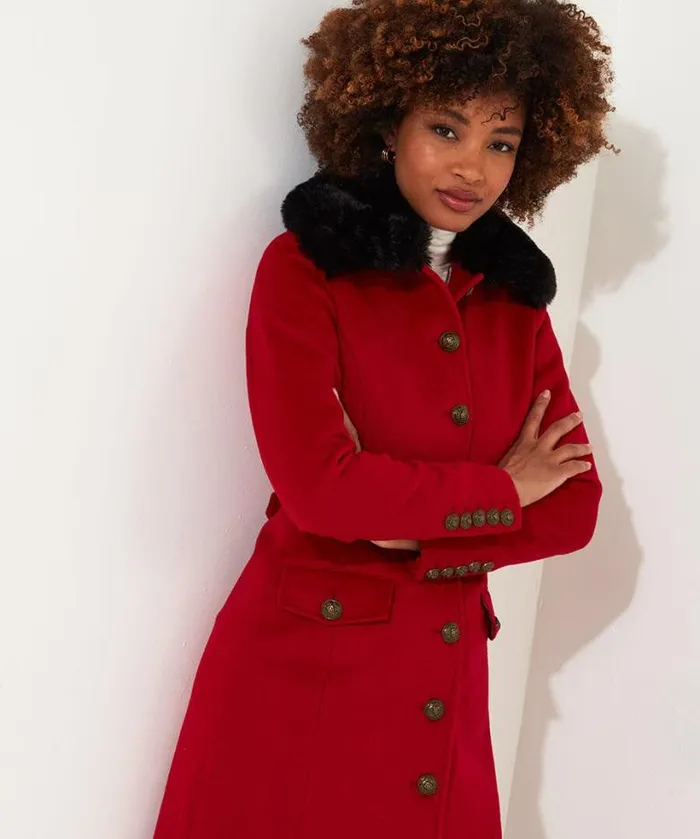 Joe Browns Coats and Jackets Women Joe039s Statement Red Coat Red Joe Browns Coats and Jackets Women Joe039s Statement Red Coat Red