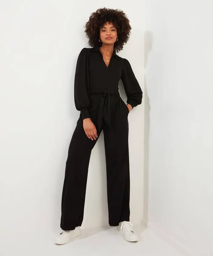 Joe Browns Jeans and Trousers Women Charming Zipped Jumpsuit Black Joe Browns Jeans and Trousers Women Charming Zipped Jumpsuit Black