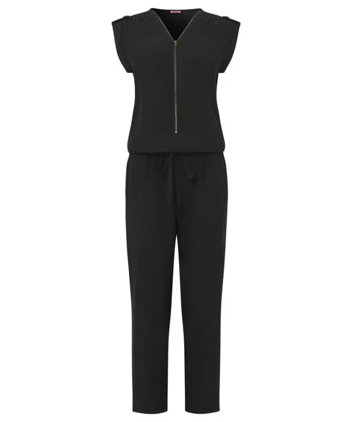 Joe Browns Jeans and Trousers Women Loren Zip Jumpsuit Black Joe Browns Jeans and Trousers Women Loren Zip Jumpsuit Black