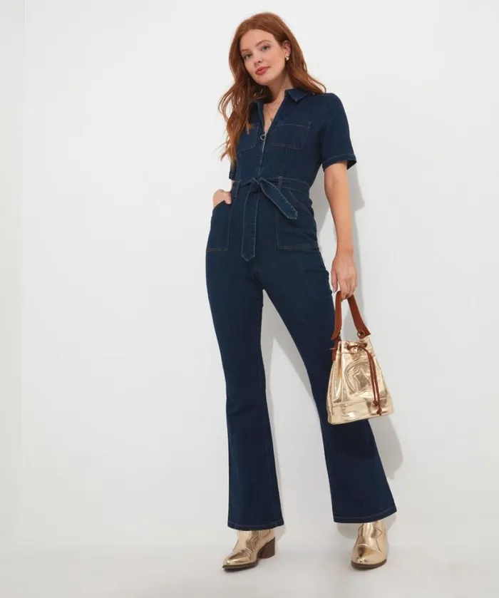 Joe Browns Jeans and Trousers Women Roxie Denim Jumpsuit Blue Joe Browns Jeans and Trousers Women Roxie Denim Jumpsuit Blue