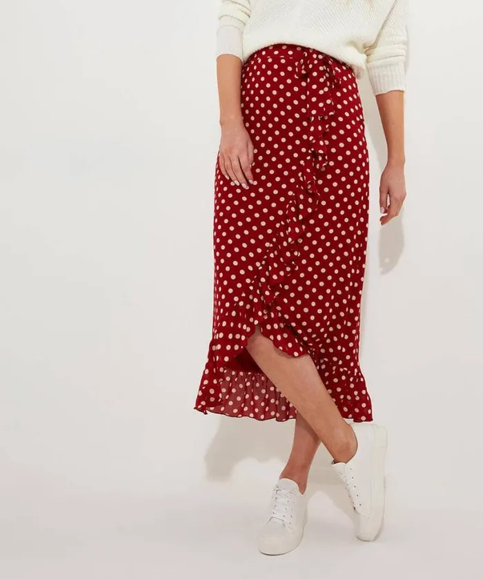 Joe Browns Skirts Women Crossing The Road Skirt Red Joe Browns Skirts Women Crossing The Road Skirt Red
