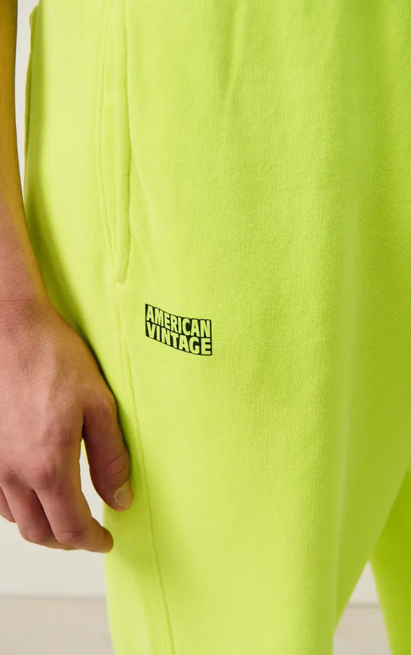 Joggers Izubird Fluorescent Lemon Men American Vintage Joggers Joggers Izubird Fluorescent Lemon Men American Vintage Joggers