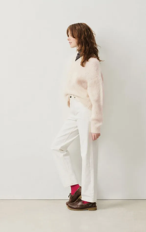 Jumper Bymi Melange Pearl Women American Vintage Jumpers and Cardigans Jumper Bymi Melange Pearl Women American Vintage Jumpers and Cardigans