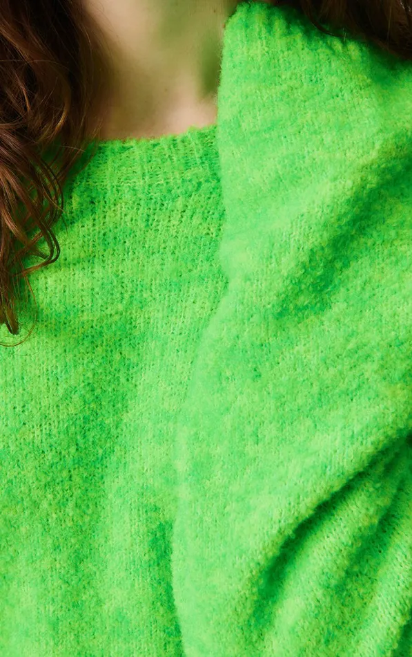 Jumper Cikoya Flashy Green Women American Vintage Jumpers and Cardigans Jumper Cikoya Flashy Green Women American Vintage Jumpers and Cardigans