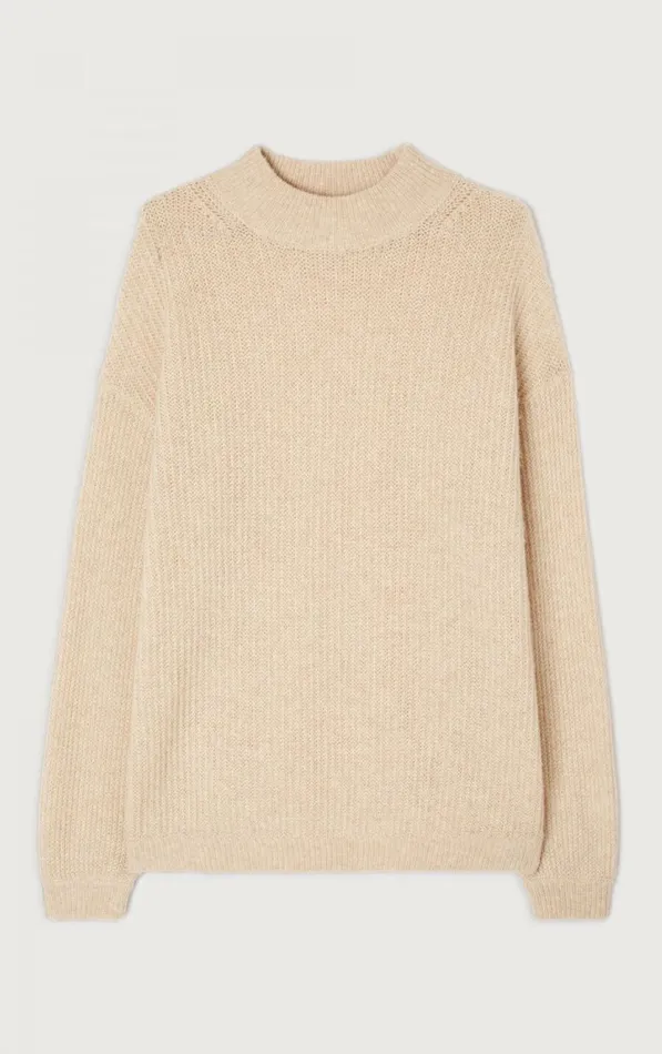 Jumper Falyday Melange Biscuit Women American Vintage Jumpers and Cardigans Jumper Falyday Melange Biscuit Women American Vintage Jumpers and Cardigans