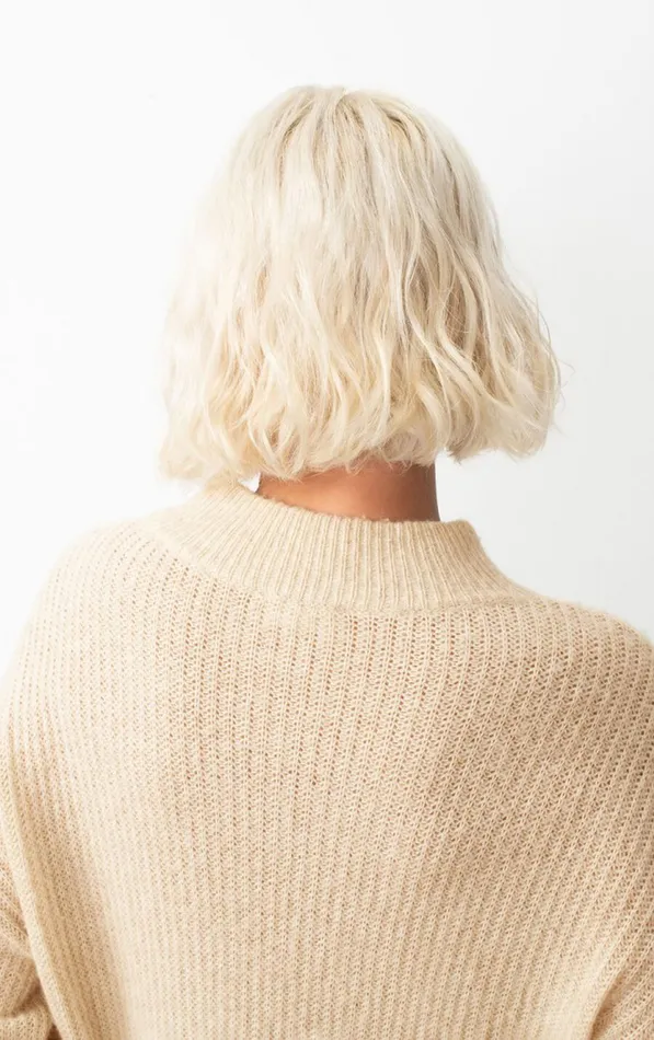 Jumper Falyday Melange Biscuit Women American Vintage Jumpers and Cardigans Jumper Falyday Melange Biscuit Women American Vintage Jumpers and Cardigans
