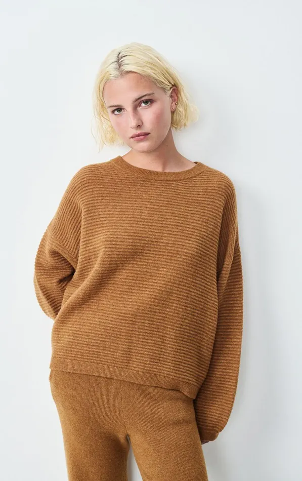 Jumper Raxow Brunette Melange Women American Vintage Jumpers and Cardigans