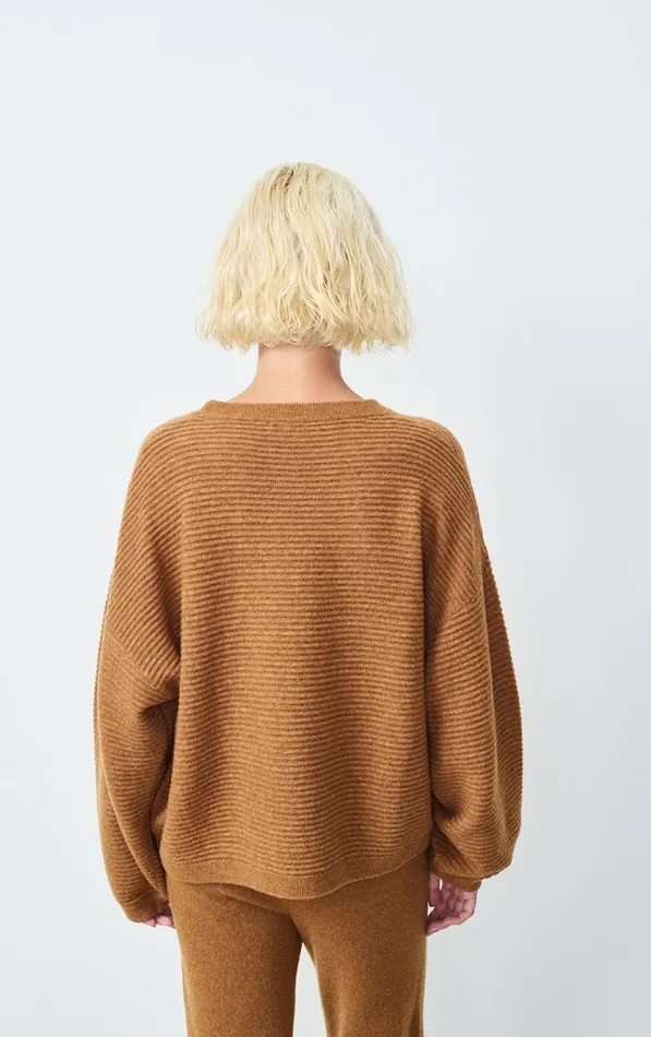 Jumper Raxow Brunette Melange Women American Vintage Jumpers and Cardigans Jumper Raxow Brunette Melange Women American Vintage Jumpers and Cardigans