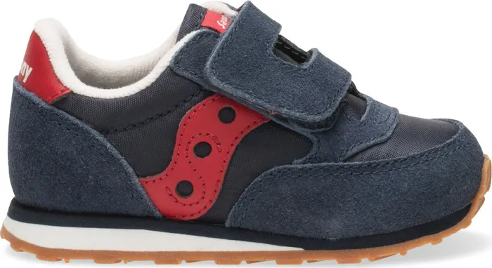 Kids Jazz Hook and Loop Sneaker Navyred Saucony