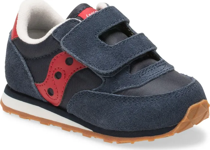 Kids Jazz Hook and Loop Sneaker Navyred Saucony