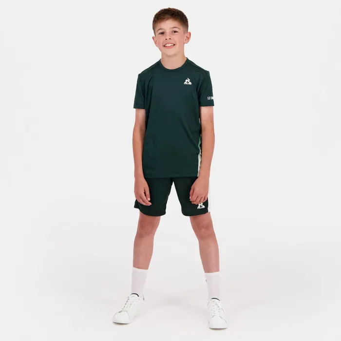 Kids Le Coq Sportif Shorts Performance Tennis Shorts Kids Scarab