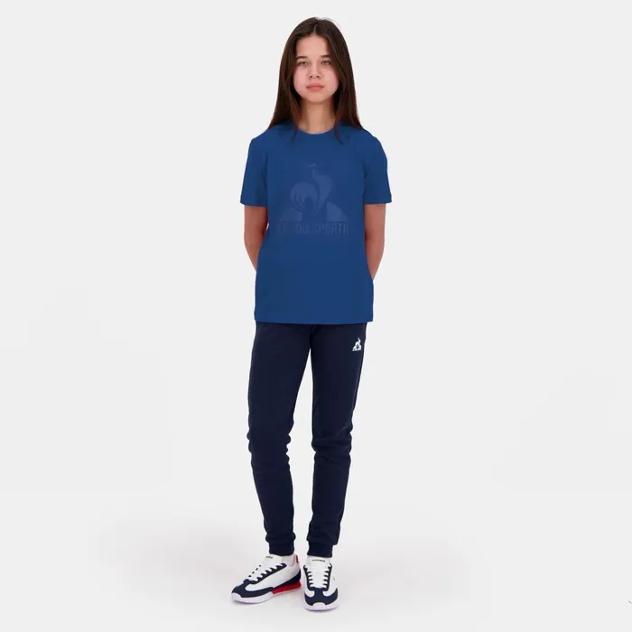 Kids Le Coq Sportif Tshirts Essentiels Tshirt Enfant Bleu Perf