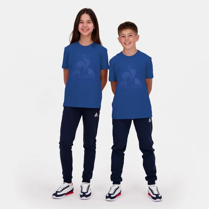 Kids Le Coq Sportif Tshirts Essentiels Tshirt Enfant Bleu Perf