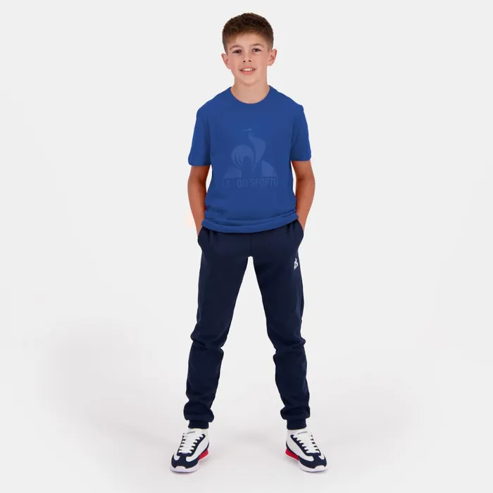 Kids Le Coq Sportif Tshirts Essentiels Tshirt Enfant Bleu Perf
