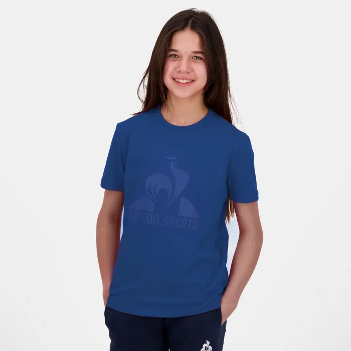 Kids Le Coq Sportif Tshirts Essentiels Tshirt Enfant Bleu Perf